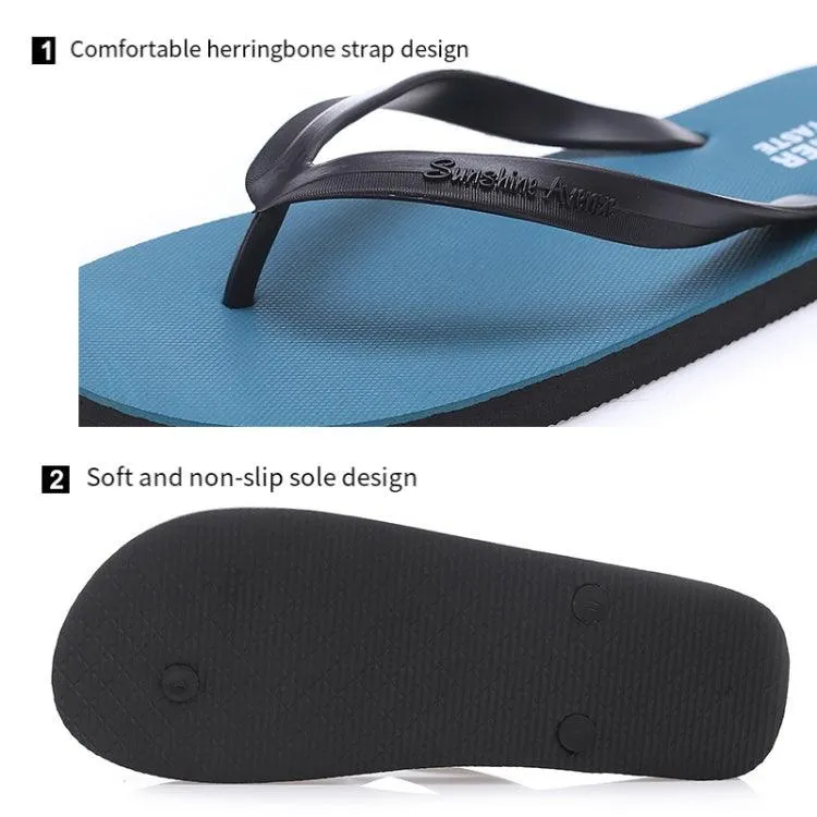 Casual Non-Slip Flip Flops for Men - Comfortable Student Slippers