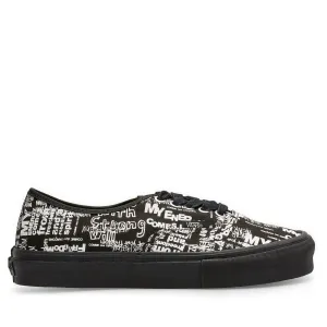 CDG Originals - Message Vans UA Authentic Sneakers - (Black)