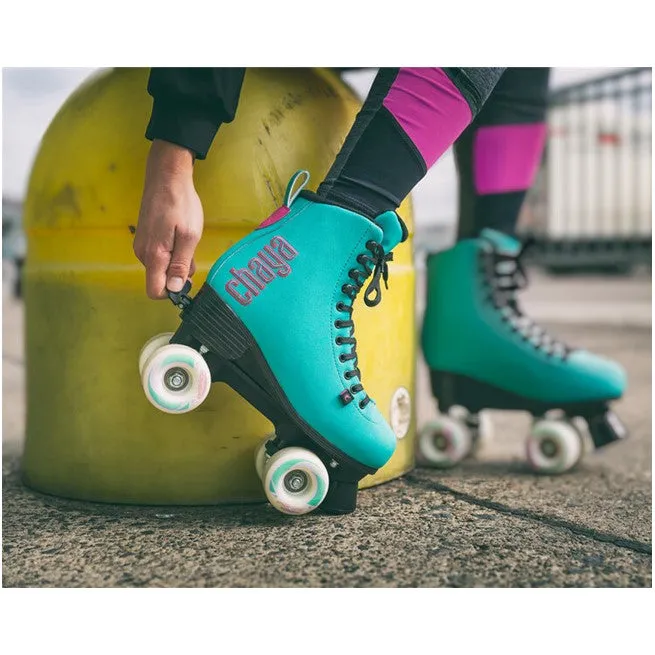 Chaya Bliss Turquoise Kids Adjustable Roller Skates