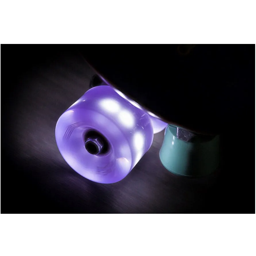 Chaya Light Up Neon Purple Wheels 78A - 4 pack