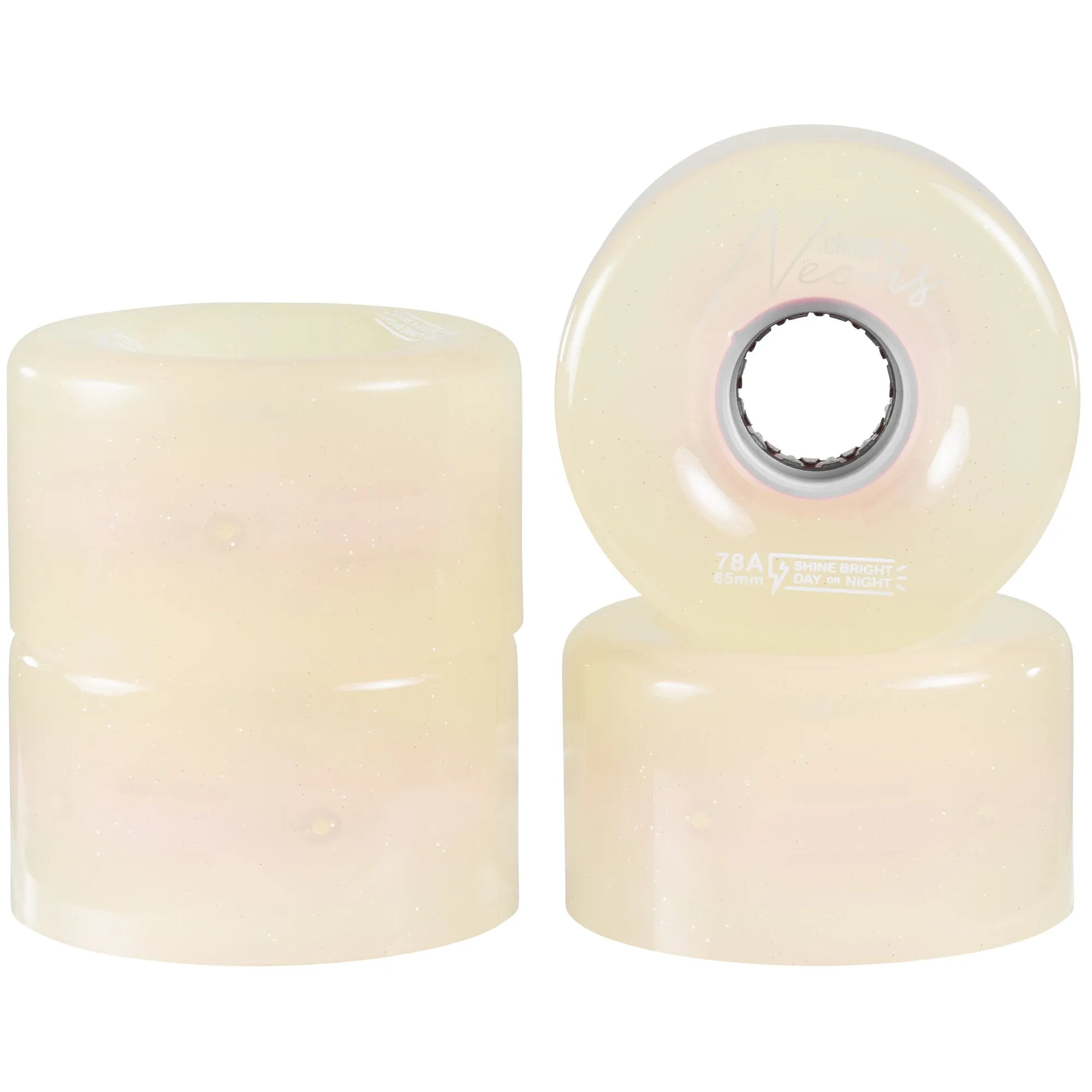 Chaya Neons LED Outdoor Wheels 65mm 78a 4pk