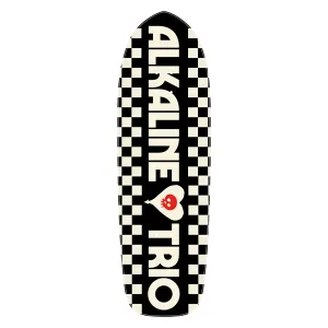 Checkered Logo Skate Deck (Black)