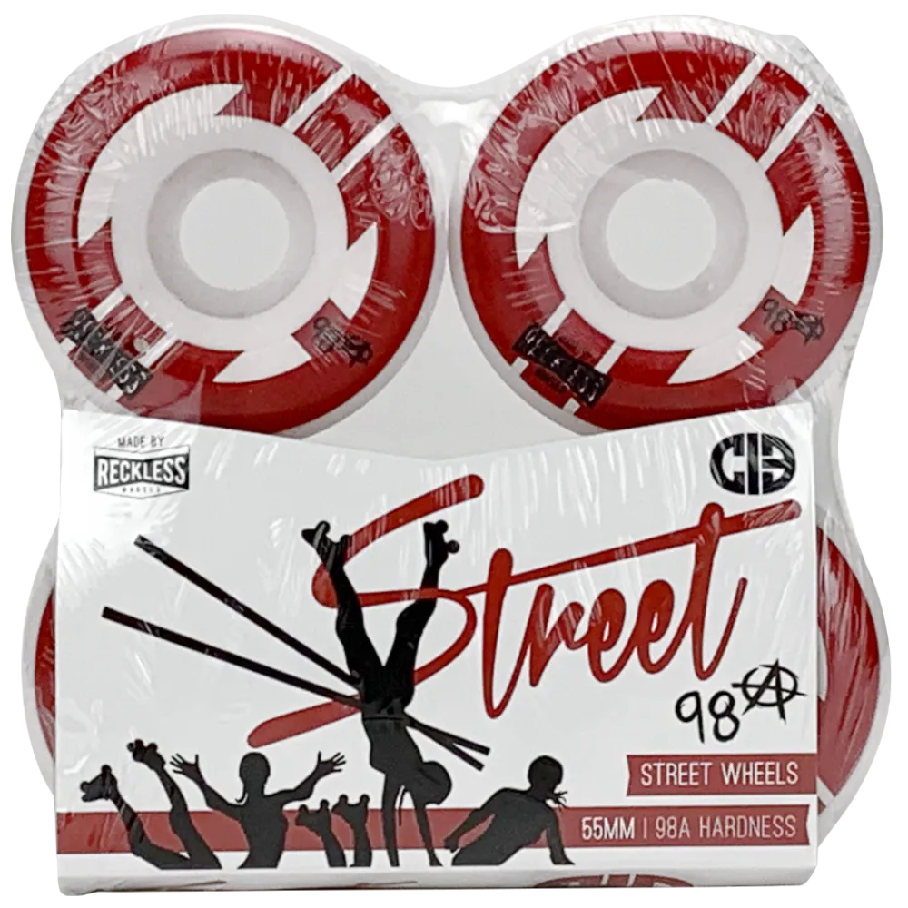 Chicks in Bowls  Street (CIB) Wheels by Reckless (4pk)