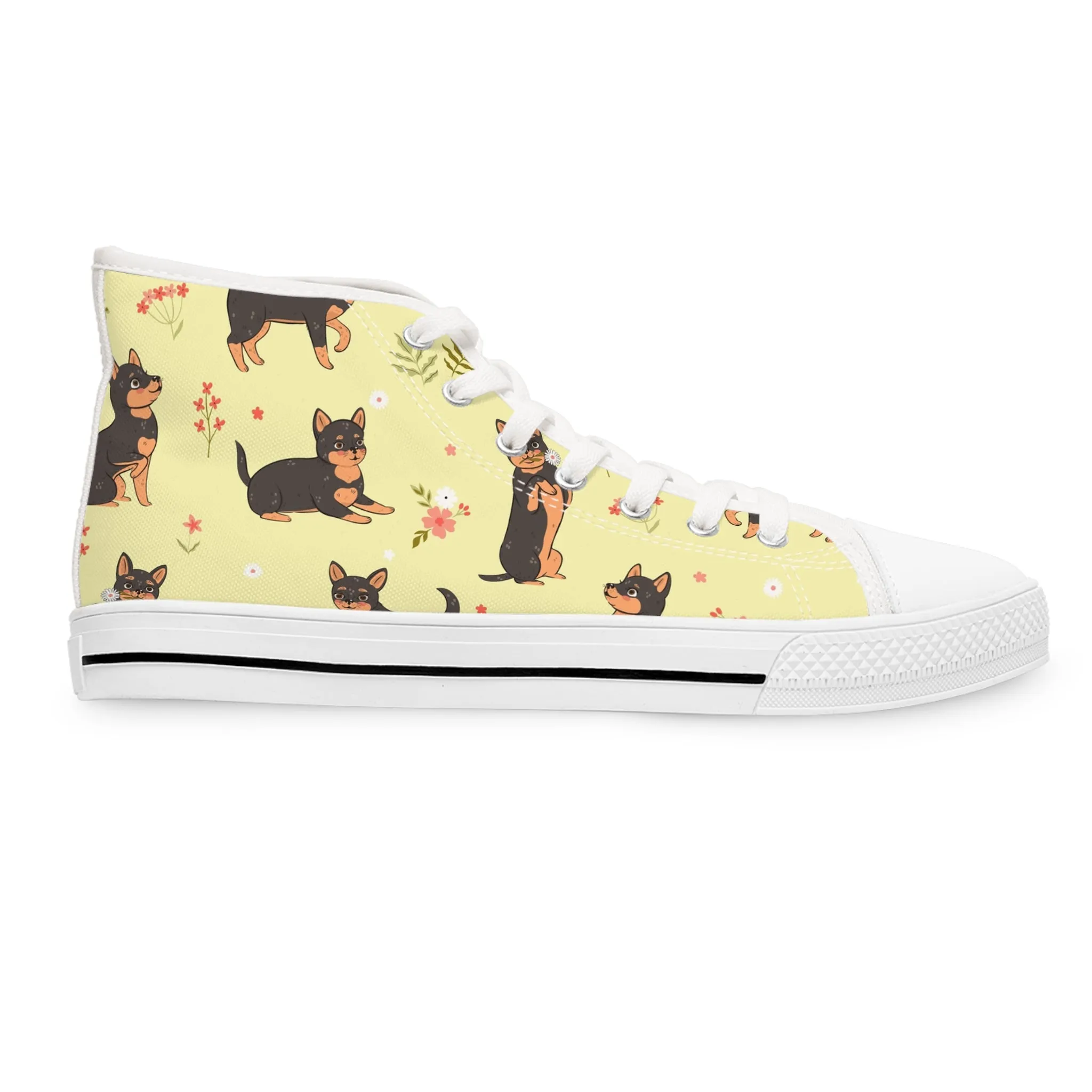 Chihuahua Women's High Top Sneakers