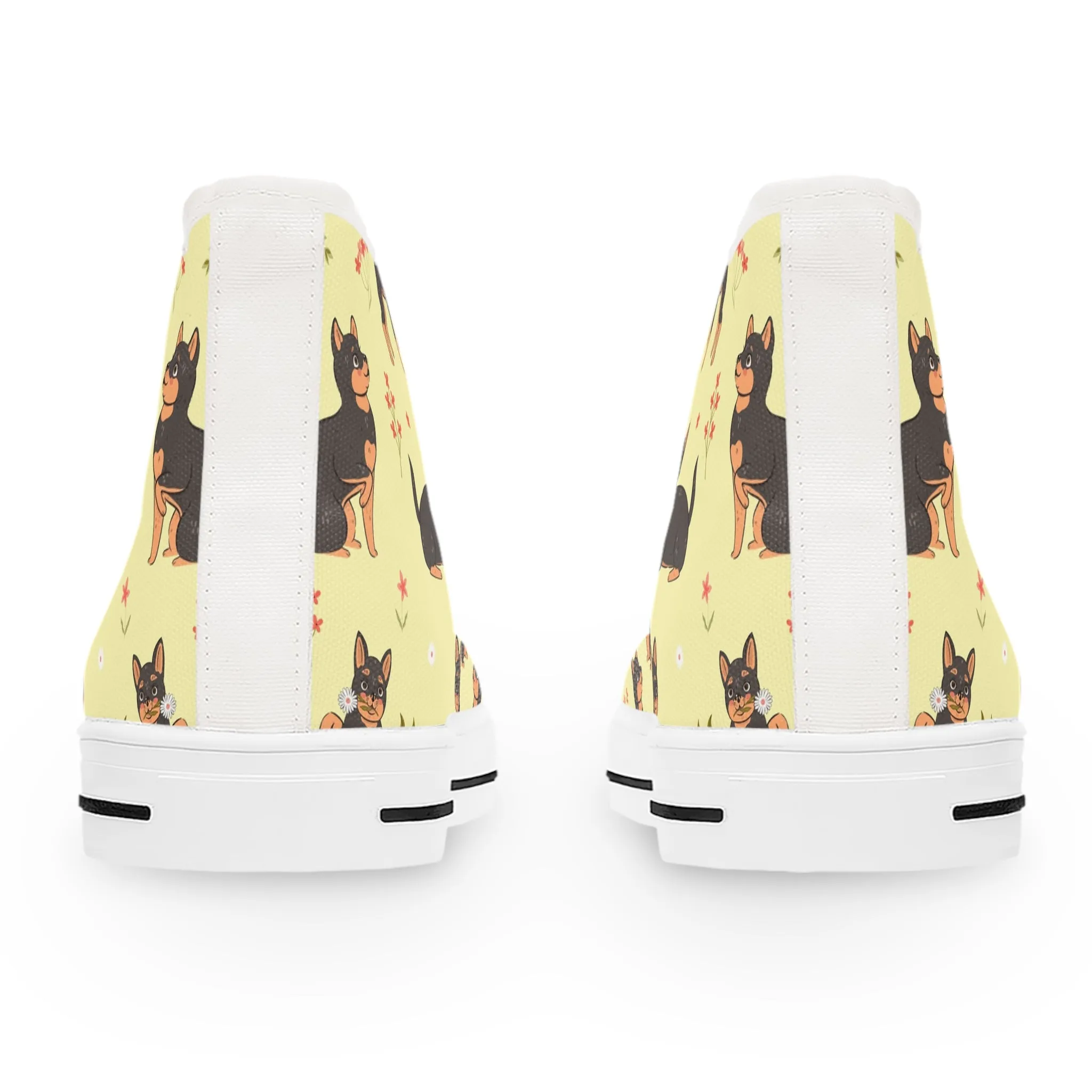 Chihuahua Women's High Top Sneakers