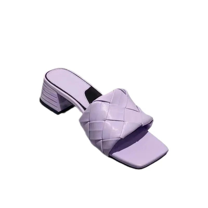 Chunky Heel Open Toe Sandals