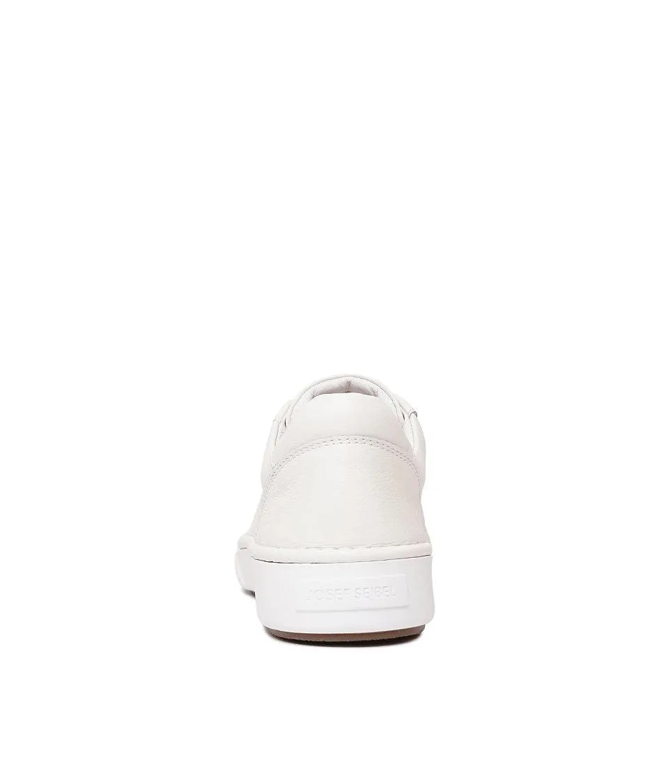 Claire 01 White Leather Sneakers