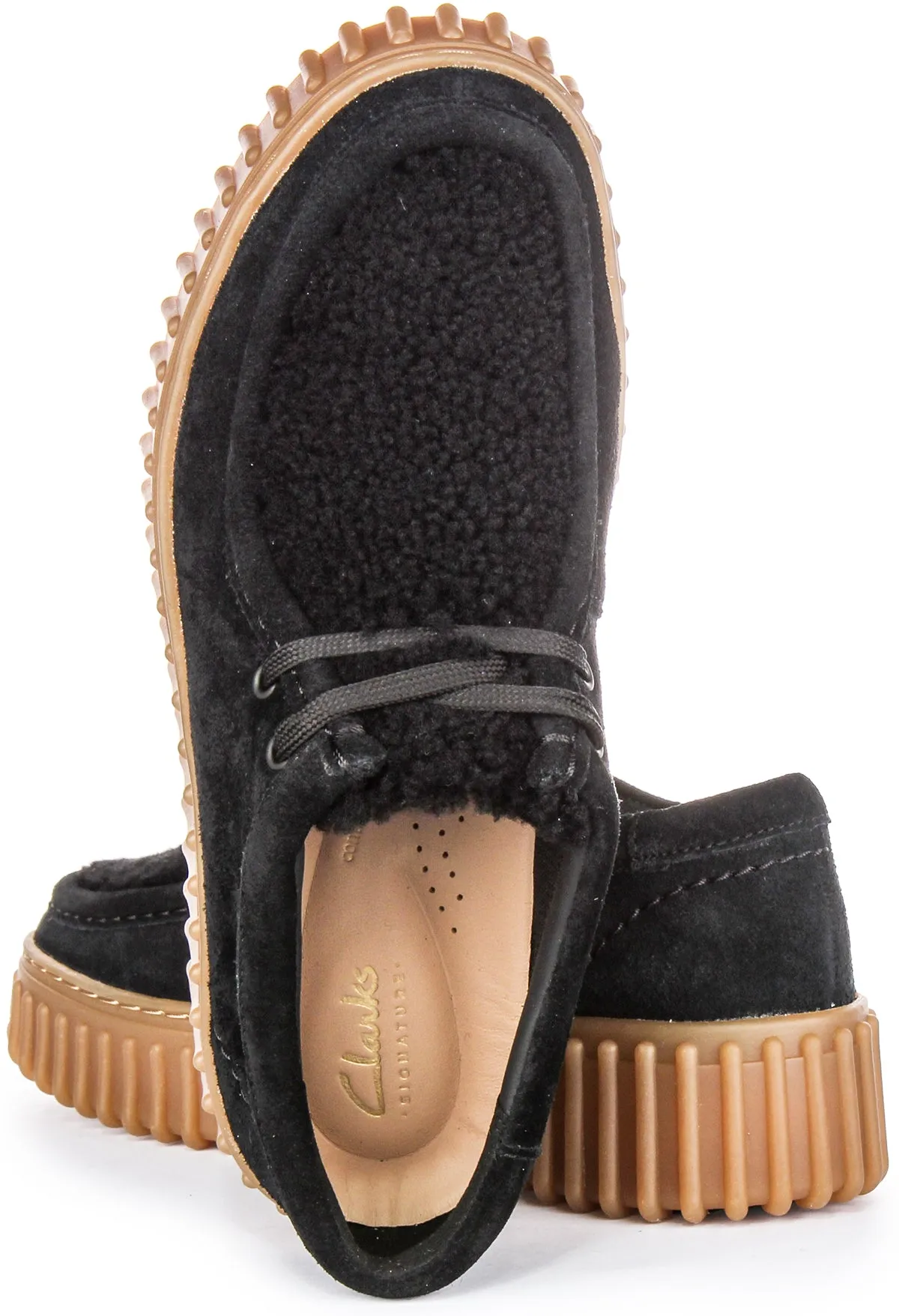 Clarks Torhill Bee In Black For Women