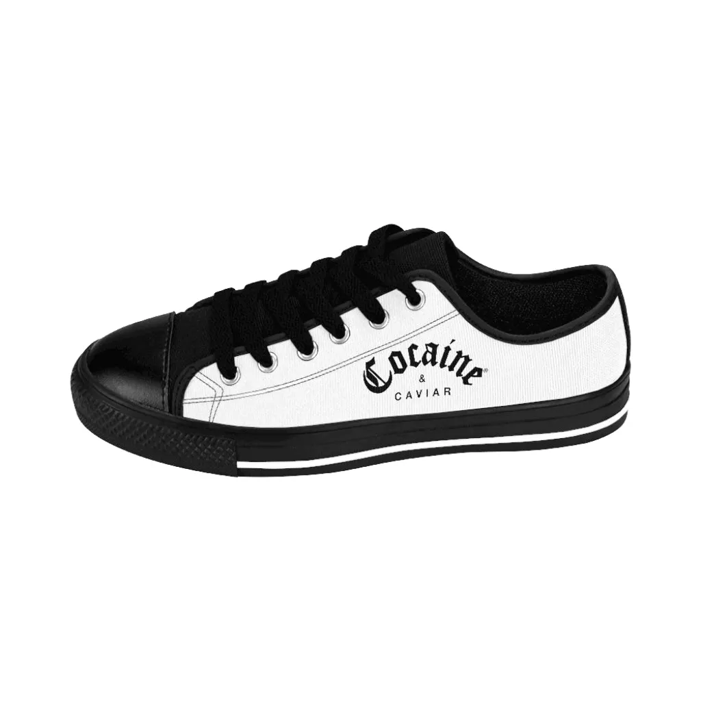 COCAINE & CAVIAR  WHITE  MEN'S SNEAKERS