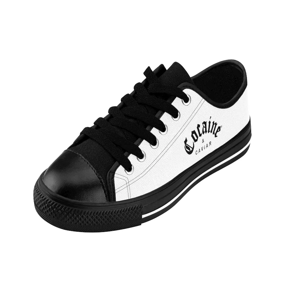 COCAINE & CAVIAR  WHITE  MEN'S SNEAKERS