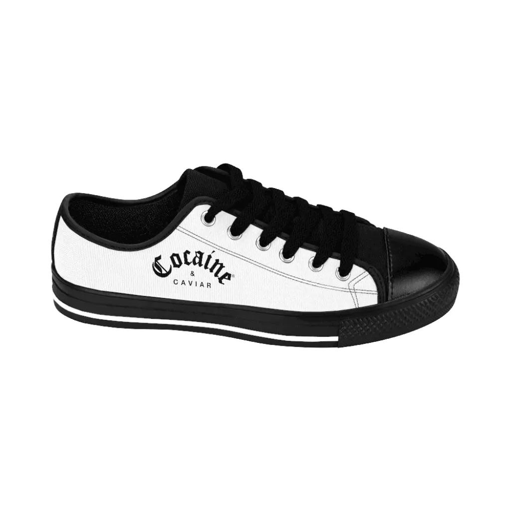 COCAINE & CAVIAR  WHITE  MEN'S SNEAKERS