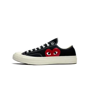 Comme des Garcons PLAY x Converse Chuck 70 Low Single Heart Shoes