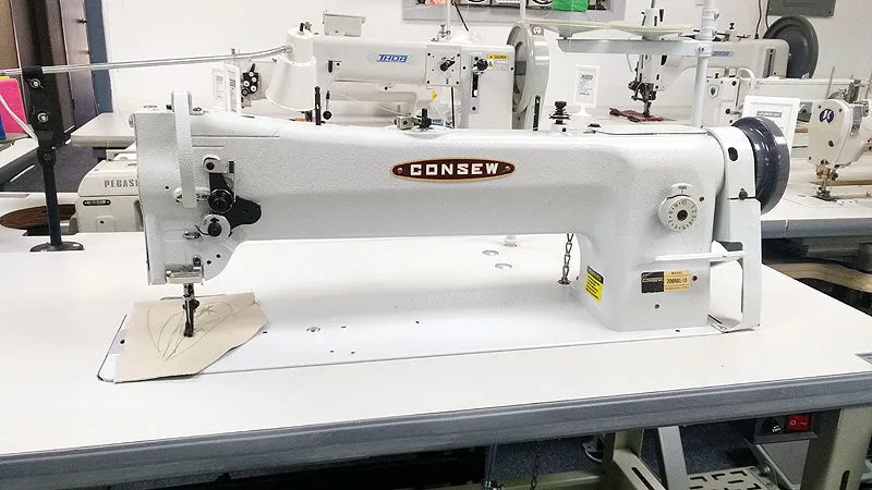 Consew 206RBL-18 Single Needle Long Arm Walking Foot Sewing Machine 206RBL-25 206RBL-30