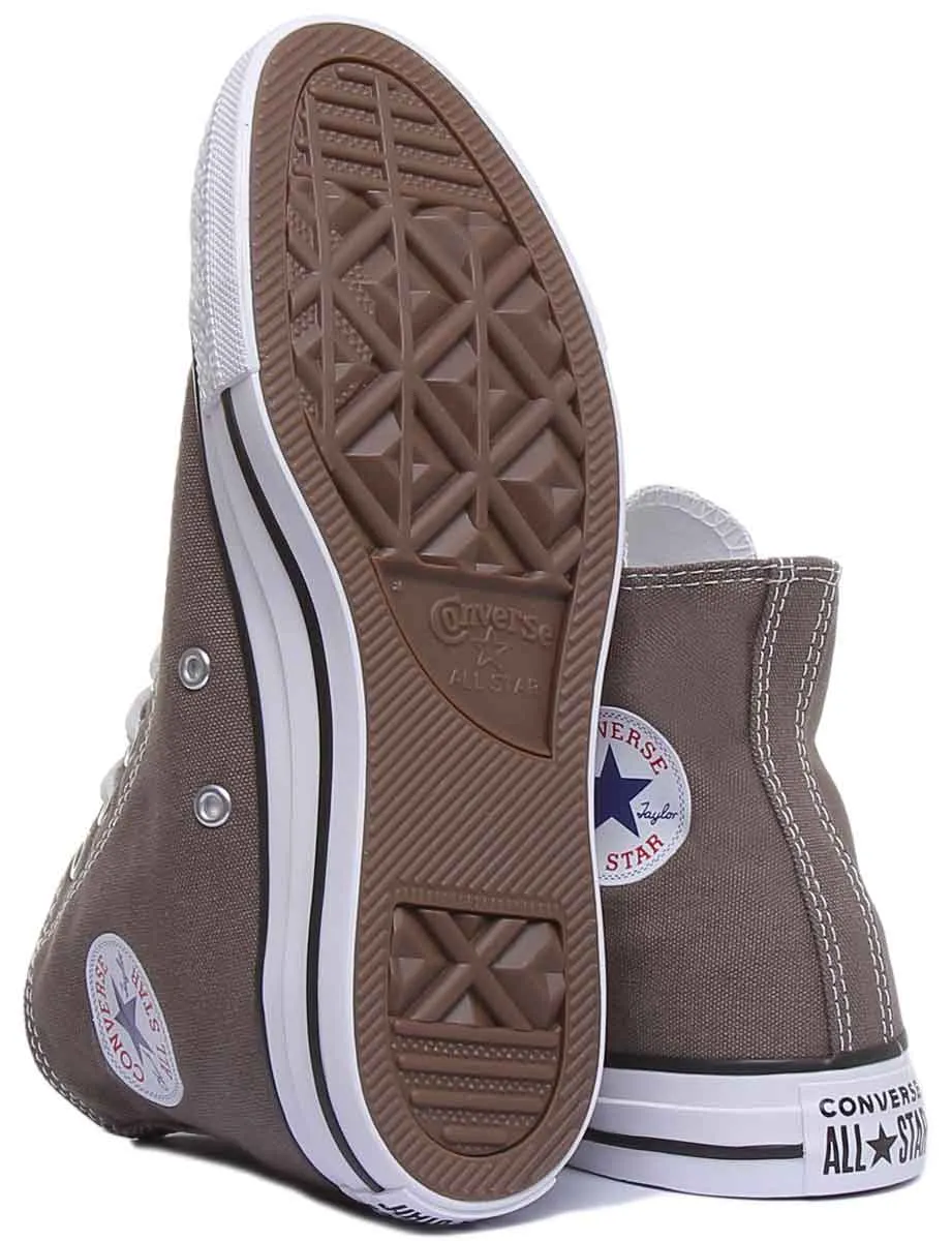 Converse All Star Hi Core Canvas Trainer In Charcoal For Men