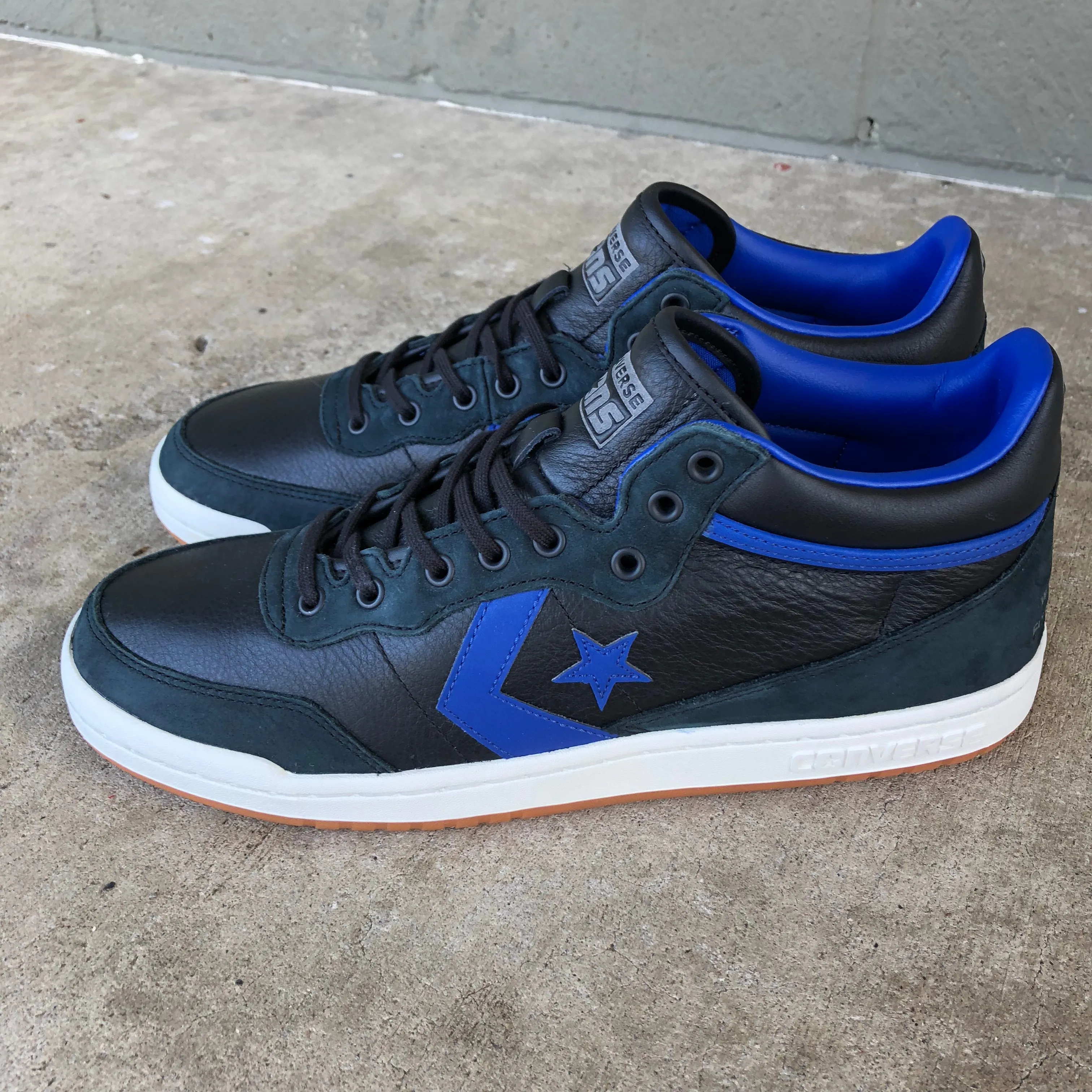 Converse Fastbreak Pro Mid: Black/Blue/Egret