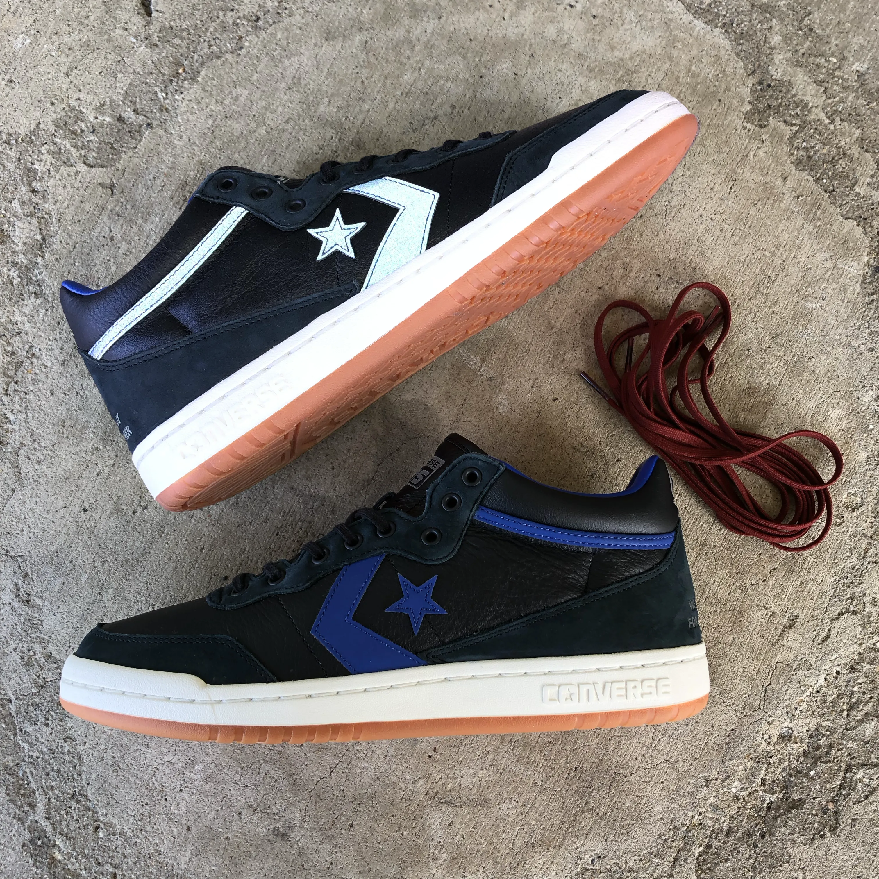 Converse Fastbreak Pro Mid: Black/Blue/Egret