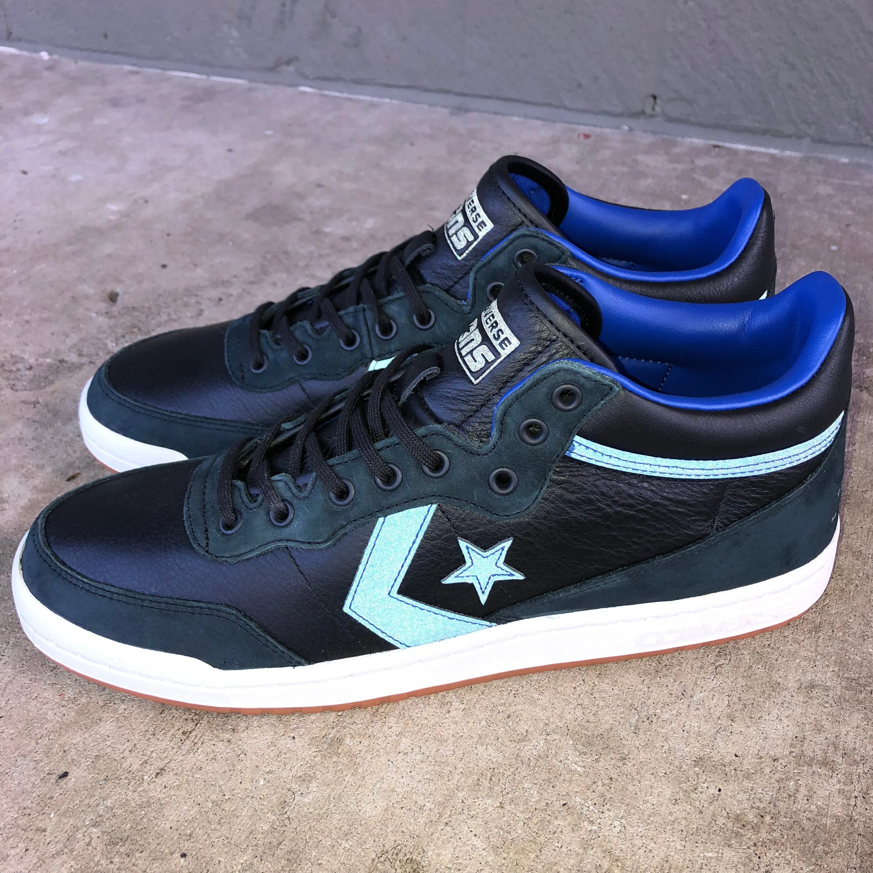 Converse Fastbreak Pro Mid: Black/Blue/Egret