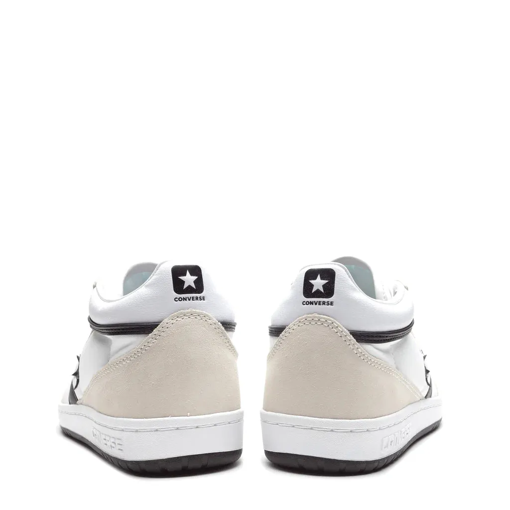 Converse Fastbreak Pro Mid: White/Black/Egret