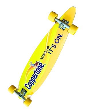 Coppertone "Suns Up It's On" Longboard Skateboard