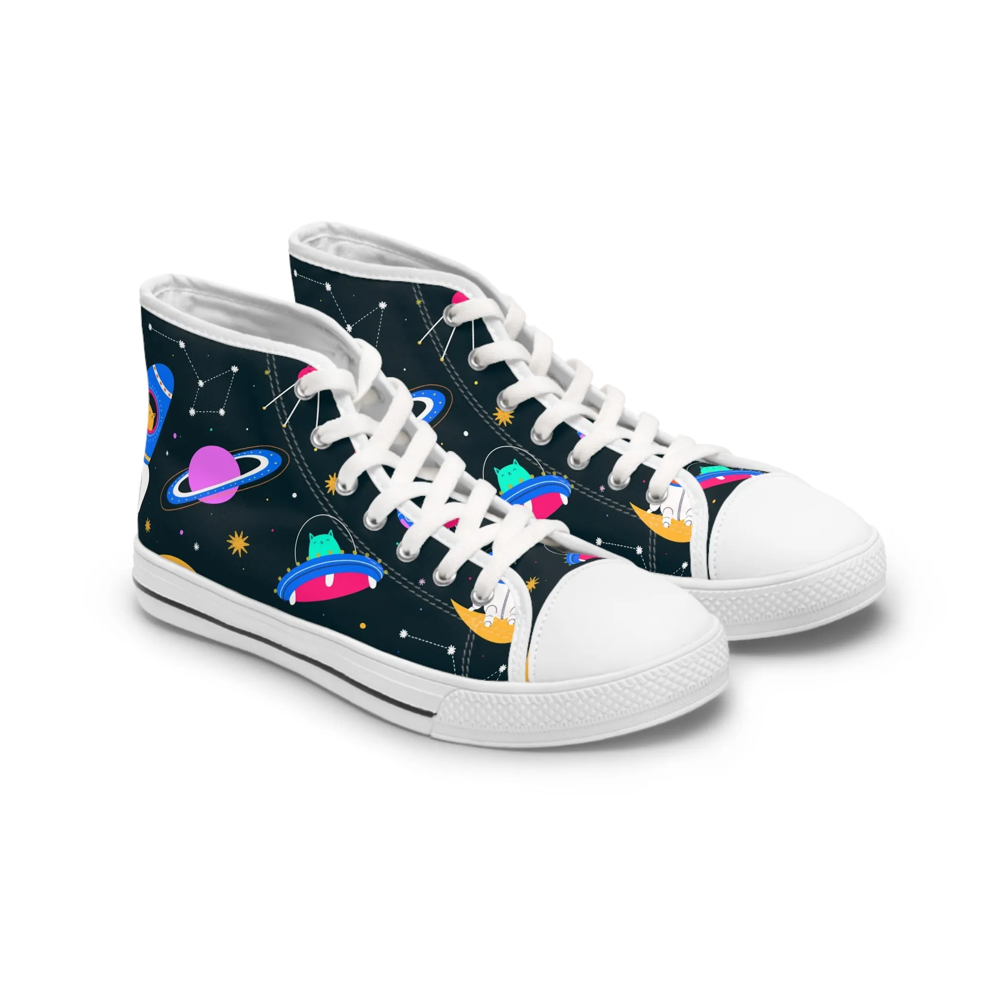 Cosmic Space Women's High Top Sneakers