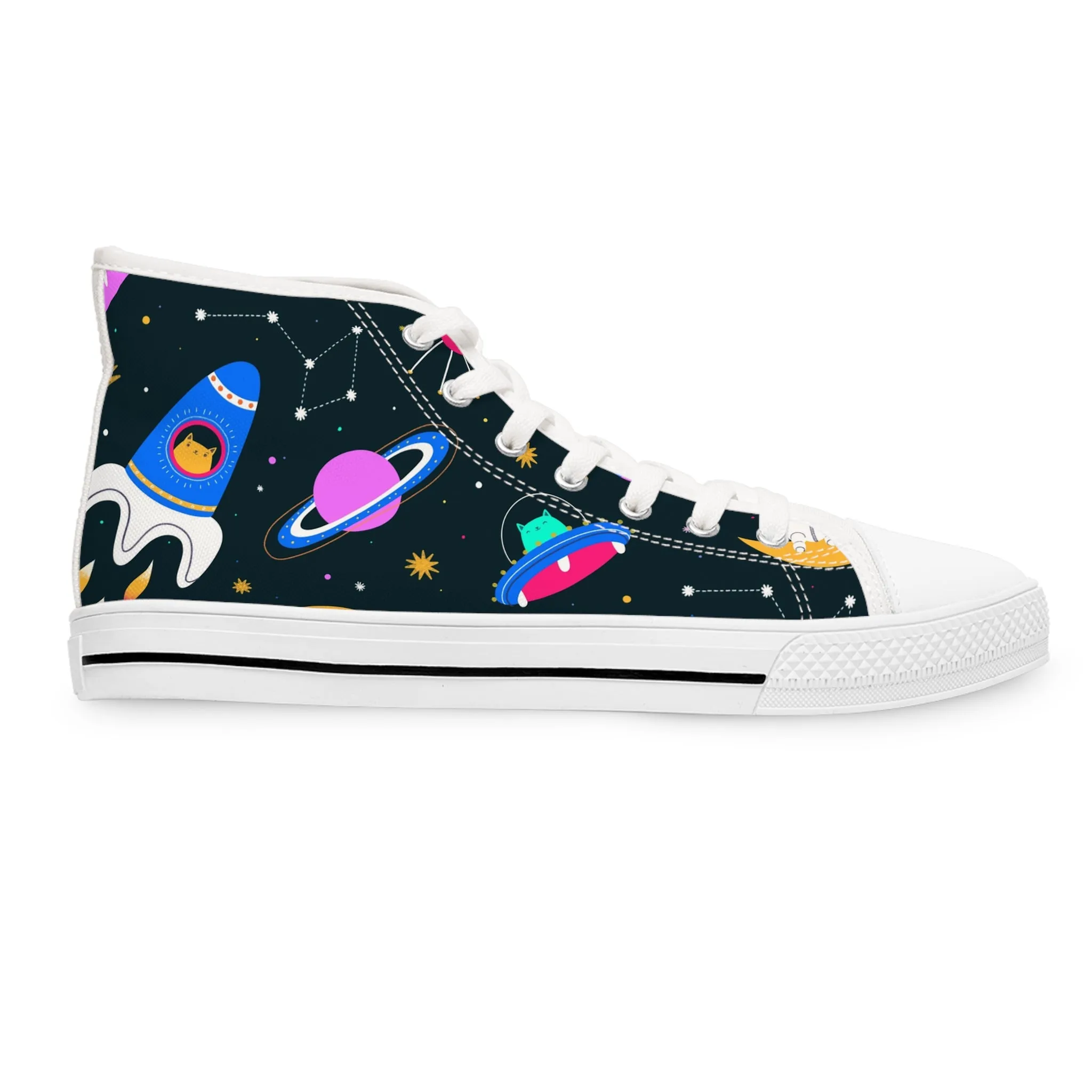 Cosmic Space Women's High Top Sneakers