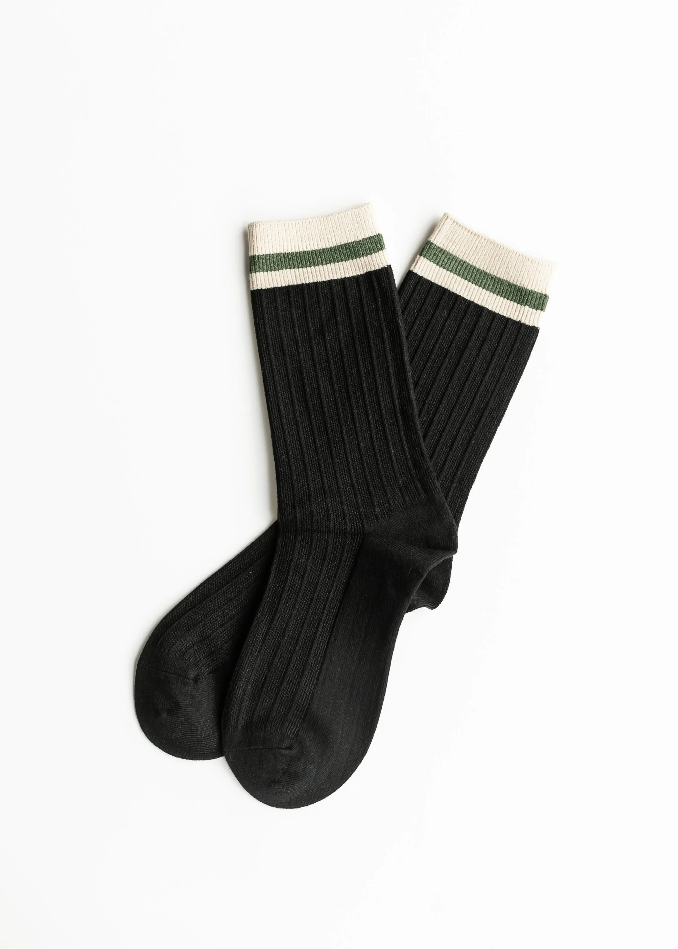 Cozy Retro Color Block Wool Blend Socks