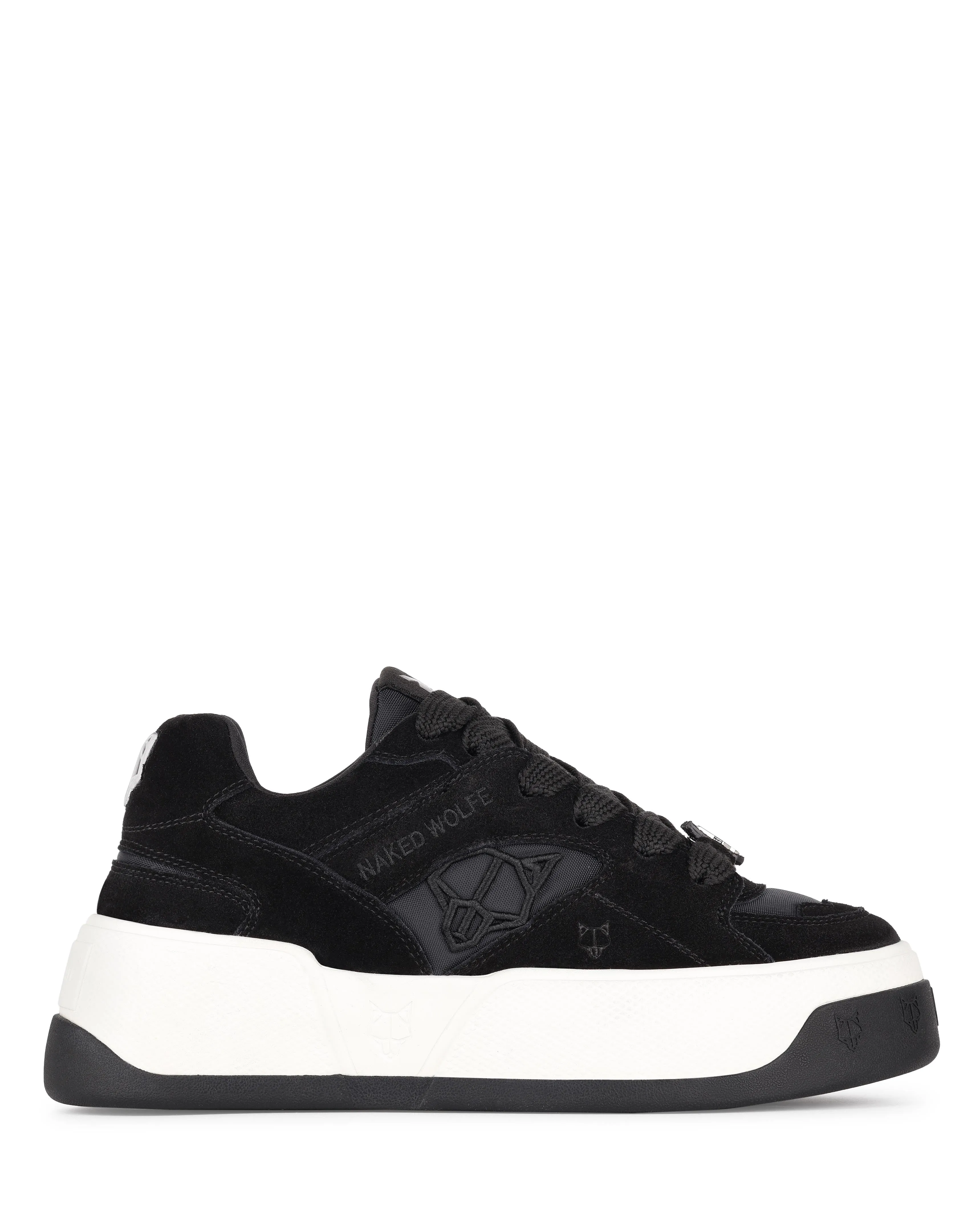 Crash Black Cow Suede