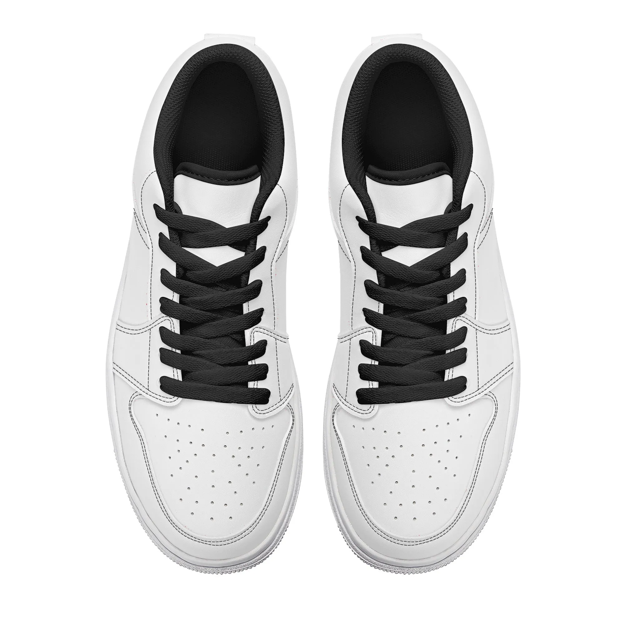 Create Your Own- Unisex Low Top Sneakers - Black