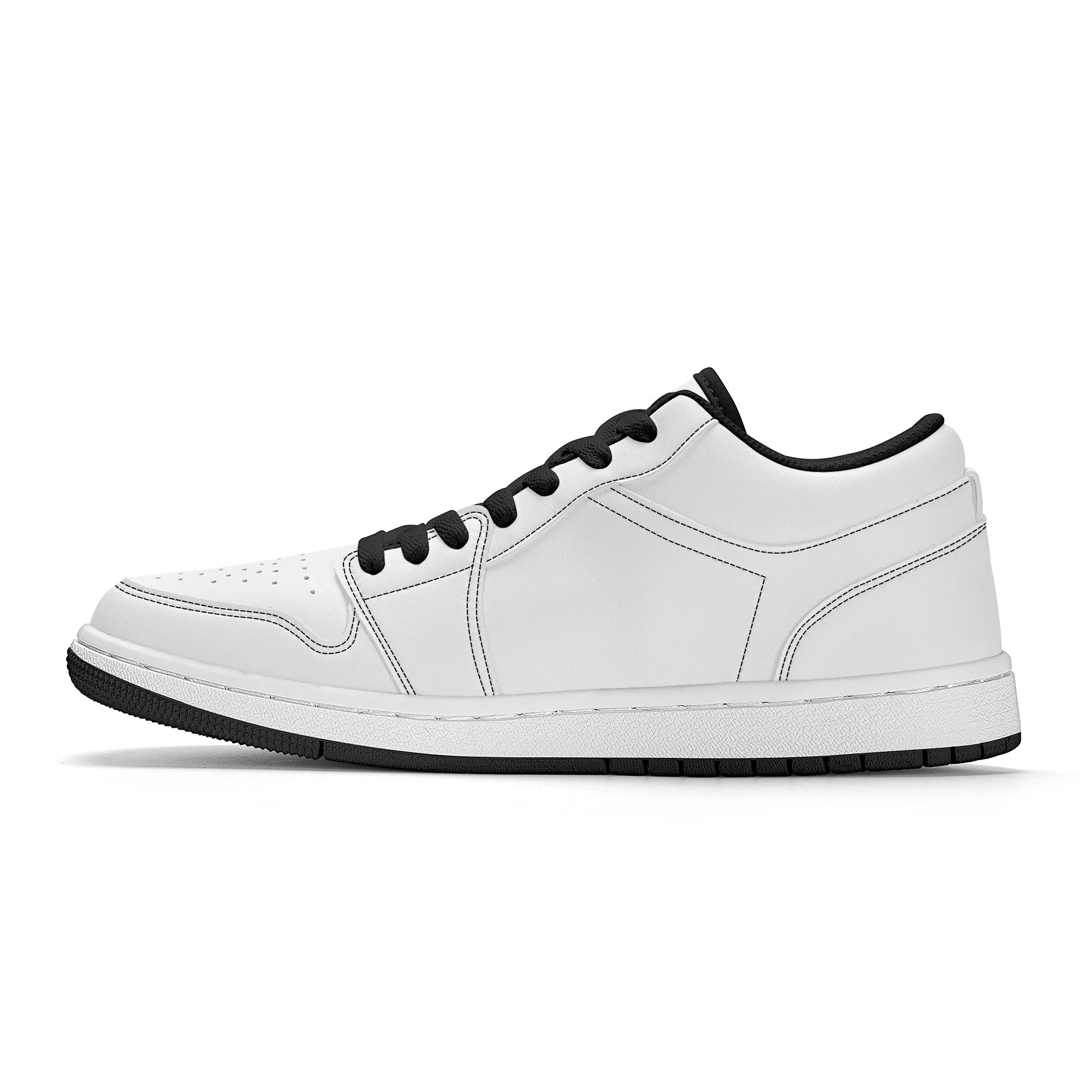 Create Your Own- Unisex Low Top Sneakers - Black