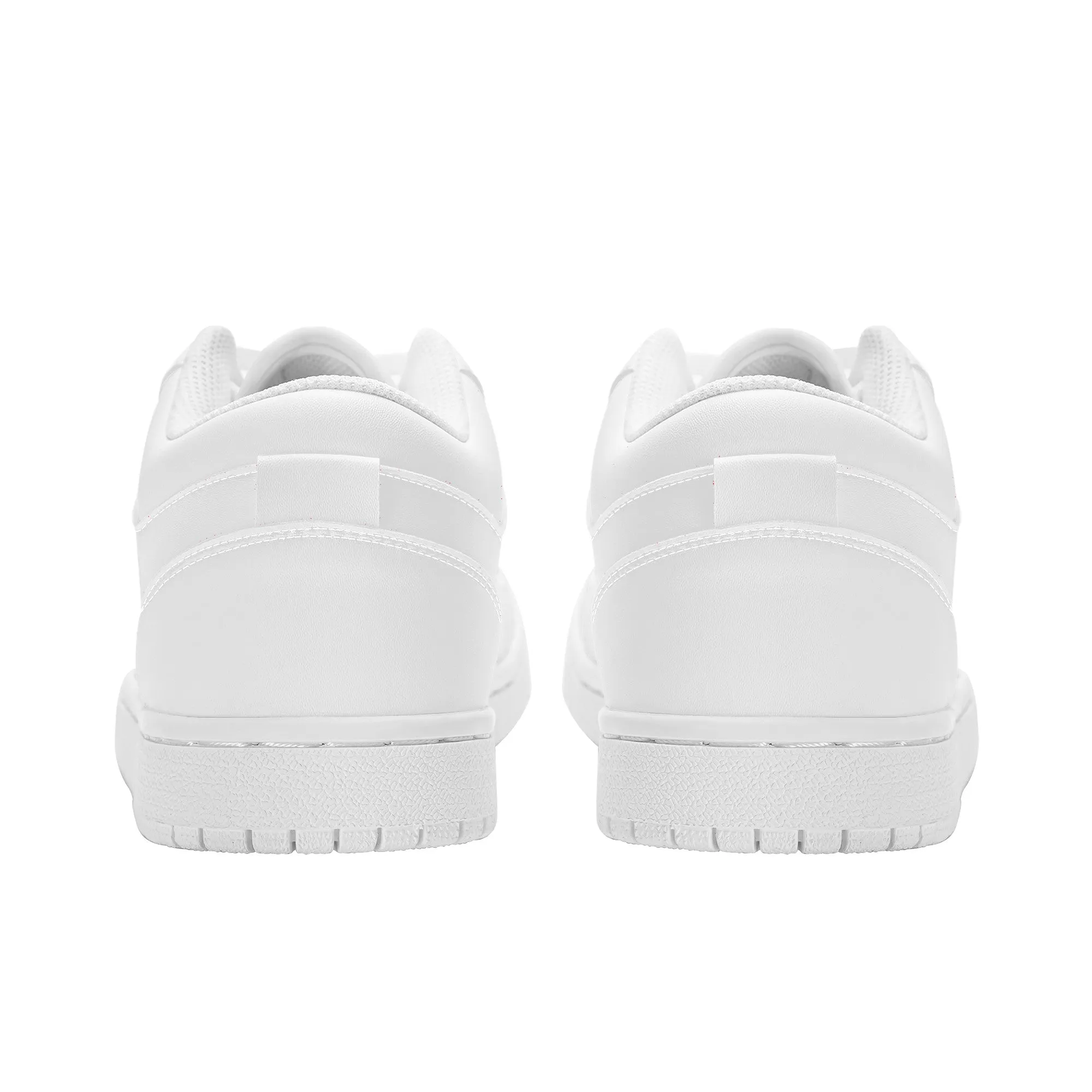 Create Your Own-Unisex Low Top Sneakers - White