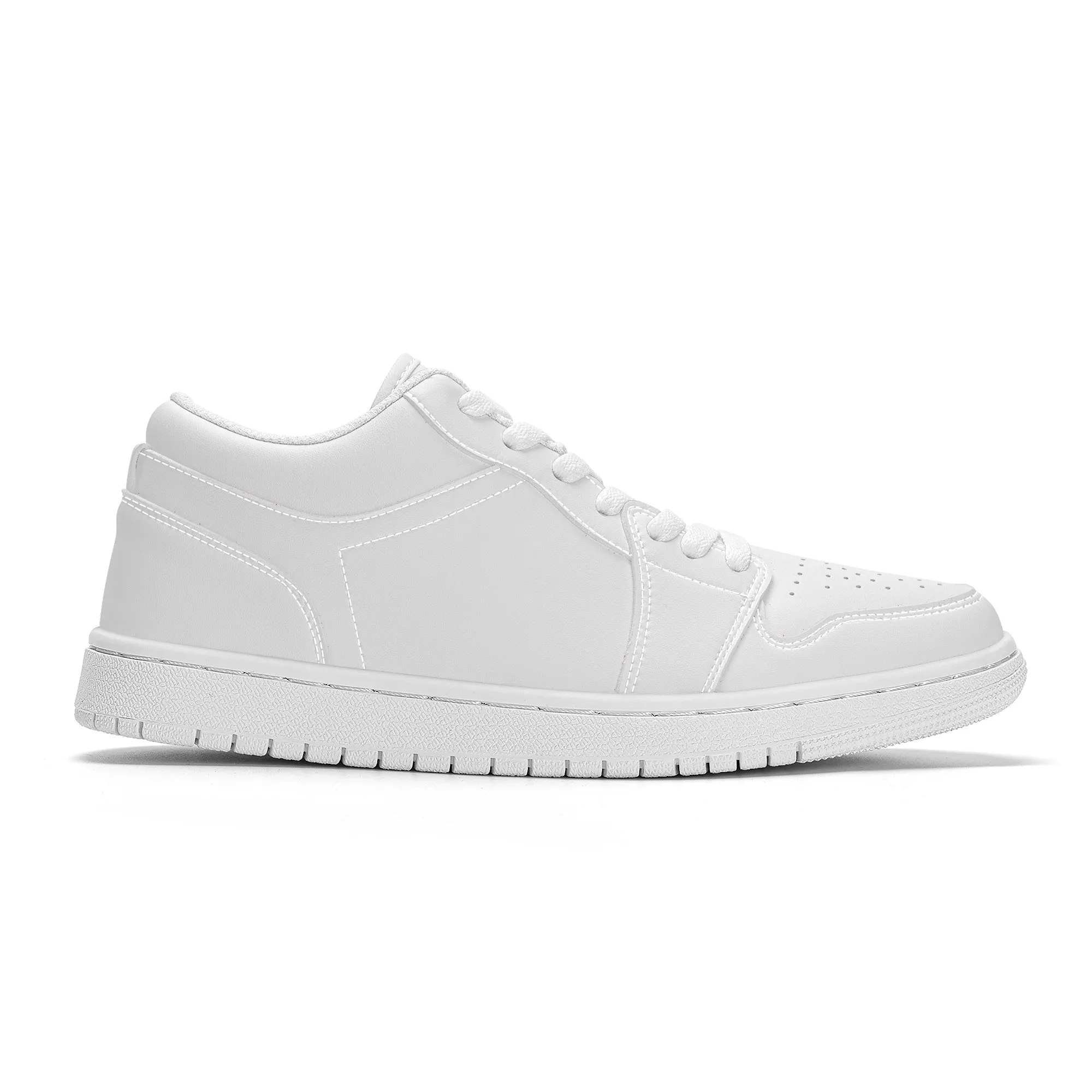 Create Your Own-Unisex Low Top Sneakers - White