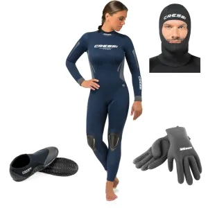 Cressi 3mm Women's Full Wetsuit Package