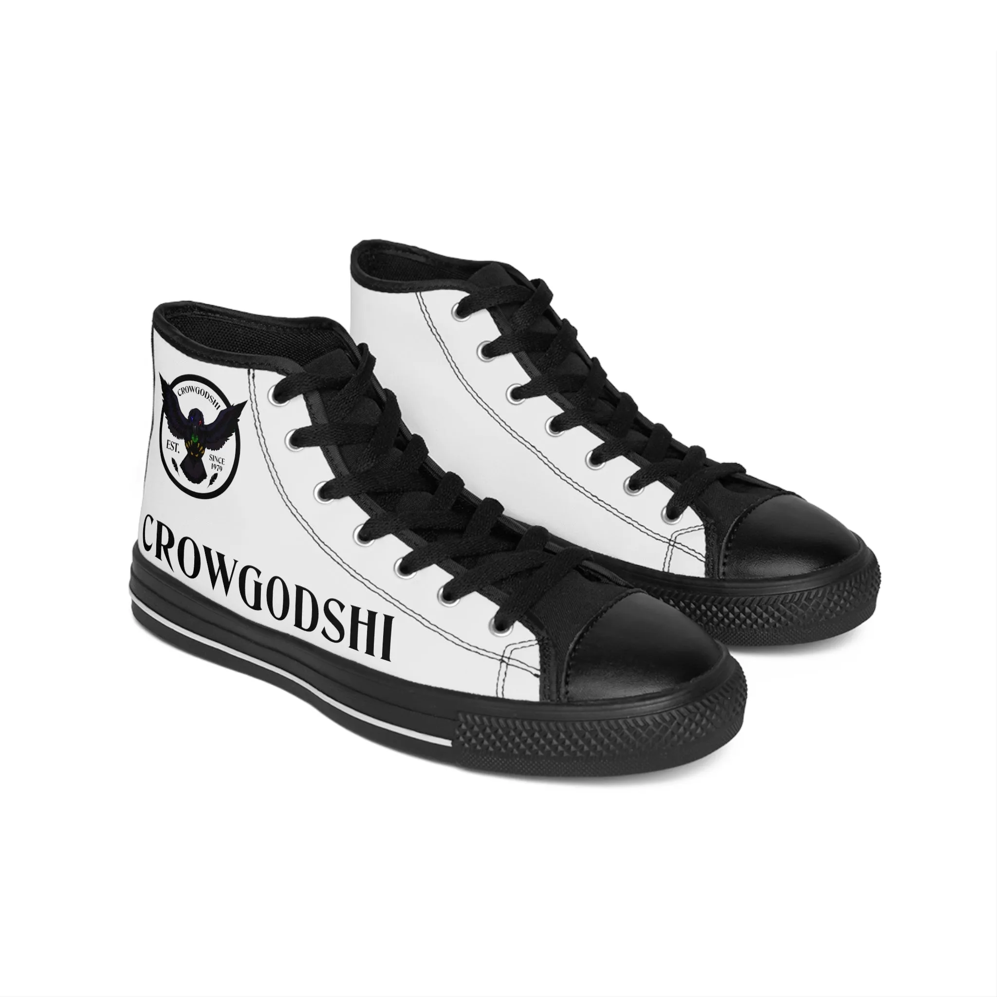 Crowgodshi High-Tops, WHITE