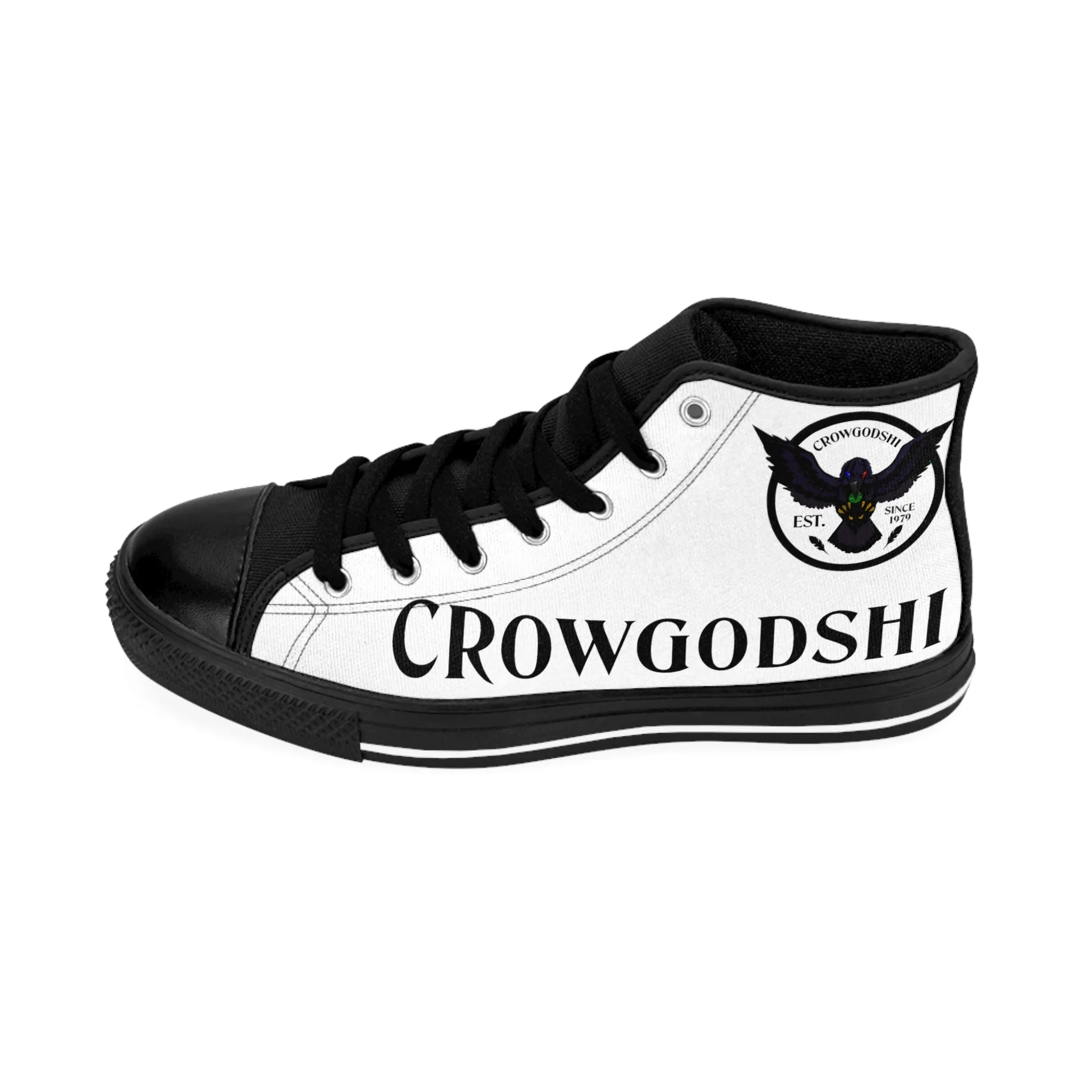 Crowgodshi High-Tops, WHITE