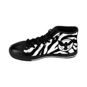 Crowgodshi White Tiger High-Tops w/ WHITE LOGO