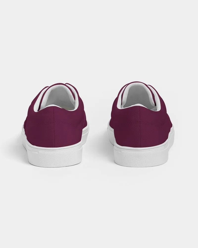 Dark Magenta Men's Canvas Sneakers | Men's | Dark Pure Magenta | C0M100Y0K80