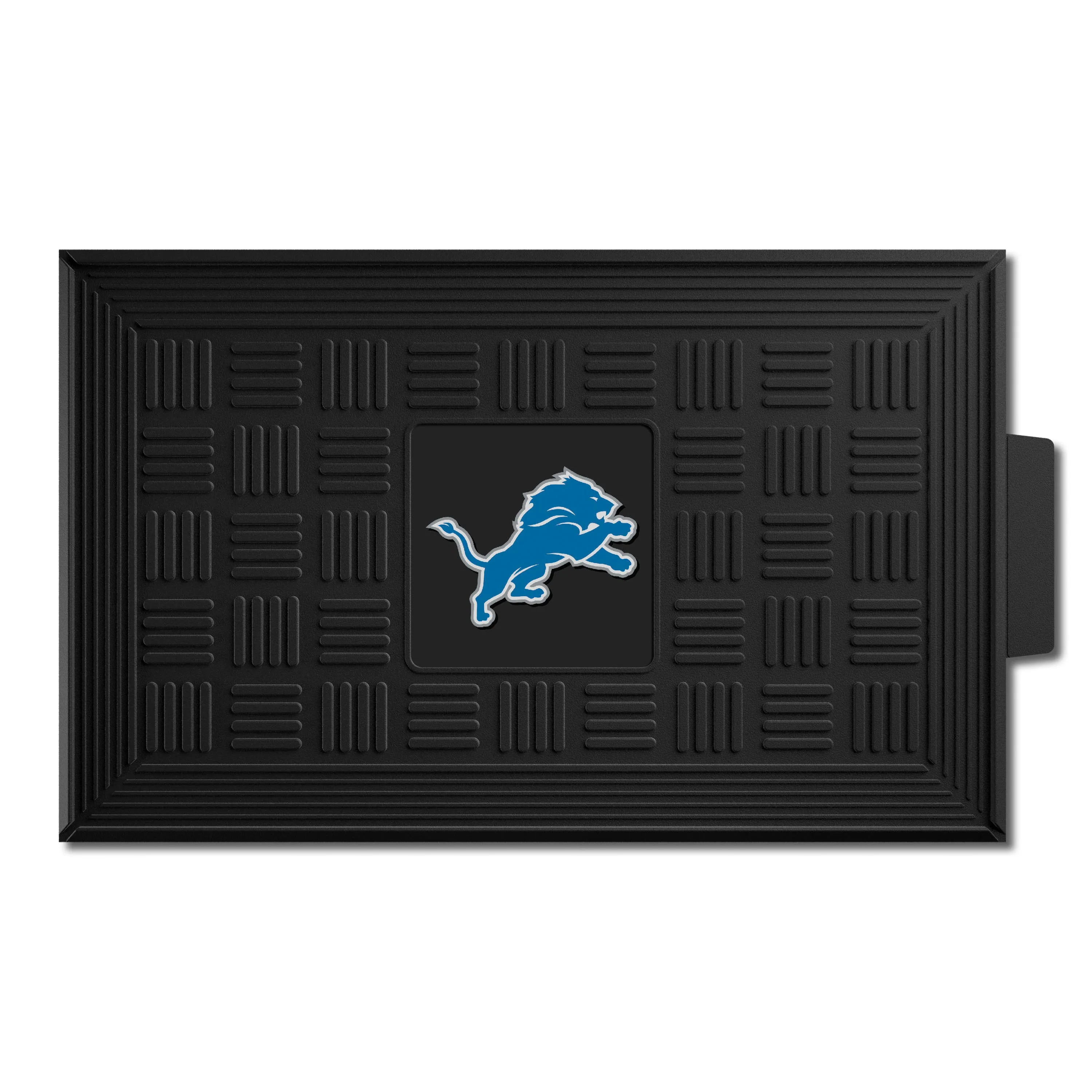 Detroit Lions Heavy Duty Vinyl Medallion Door Mat - 19.5in. x 31in.