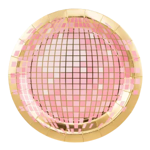 Disco Ball Paper Plate