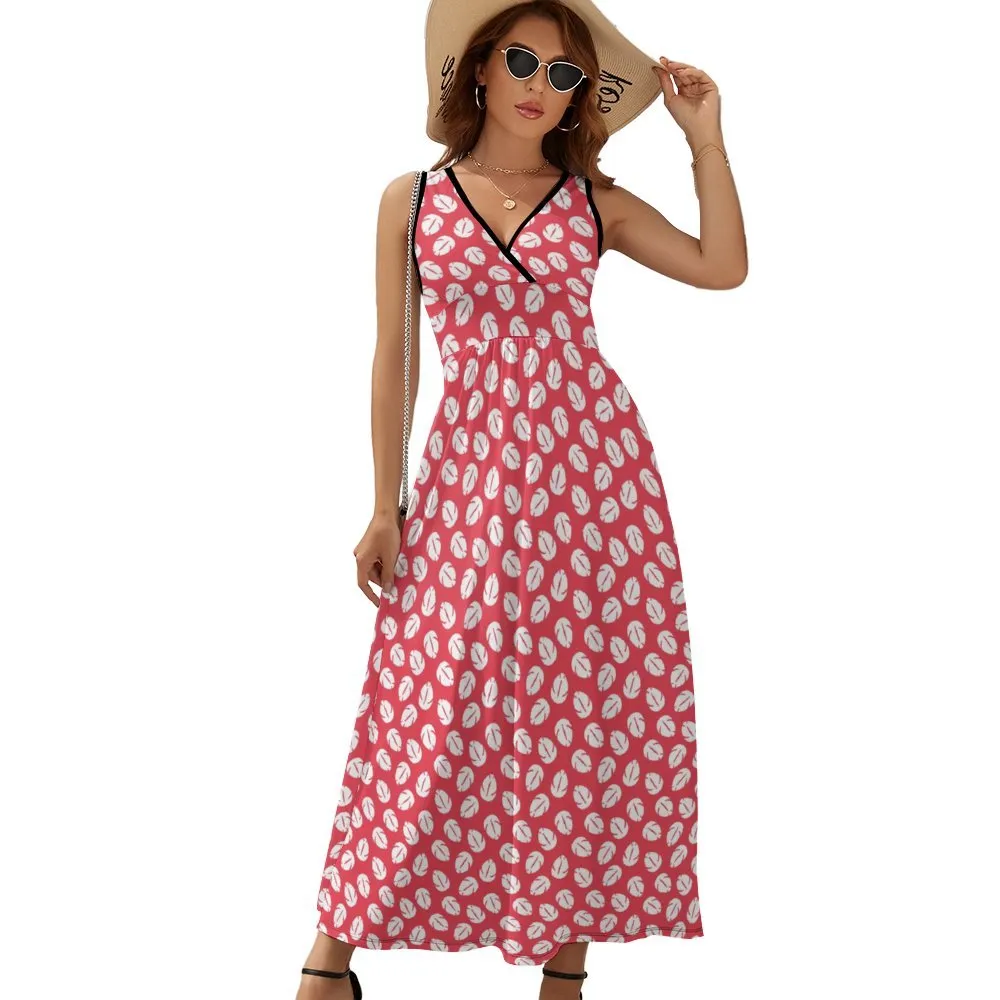 Disney Lilo And Stitch Lilo's Dress Women's Long Sleeveless Dress