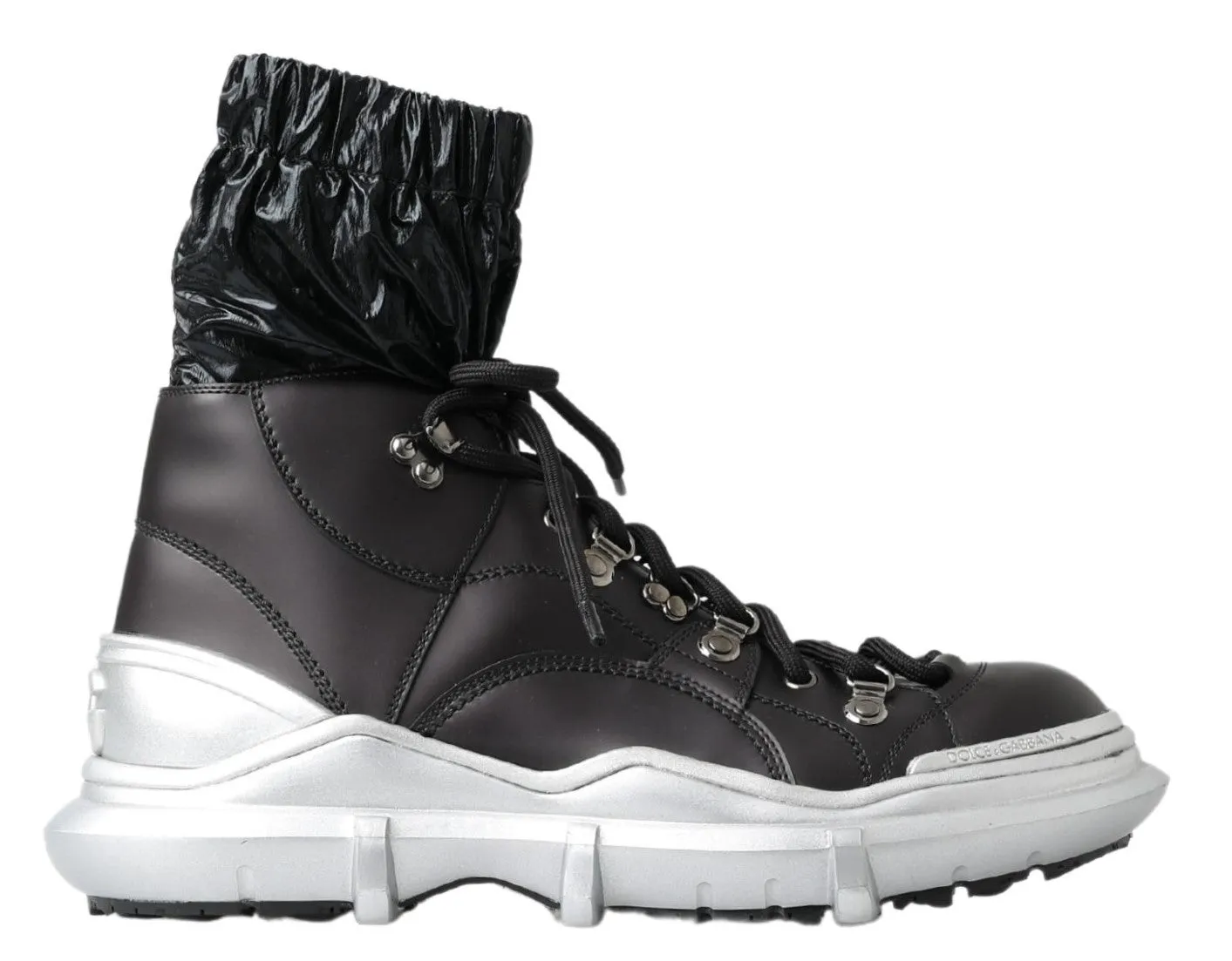 Dolce & Gabbana Black High Top Boots