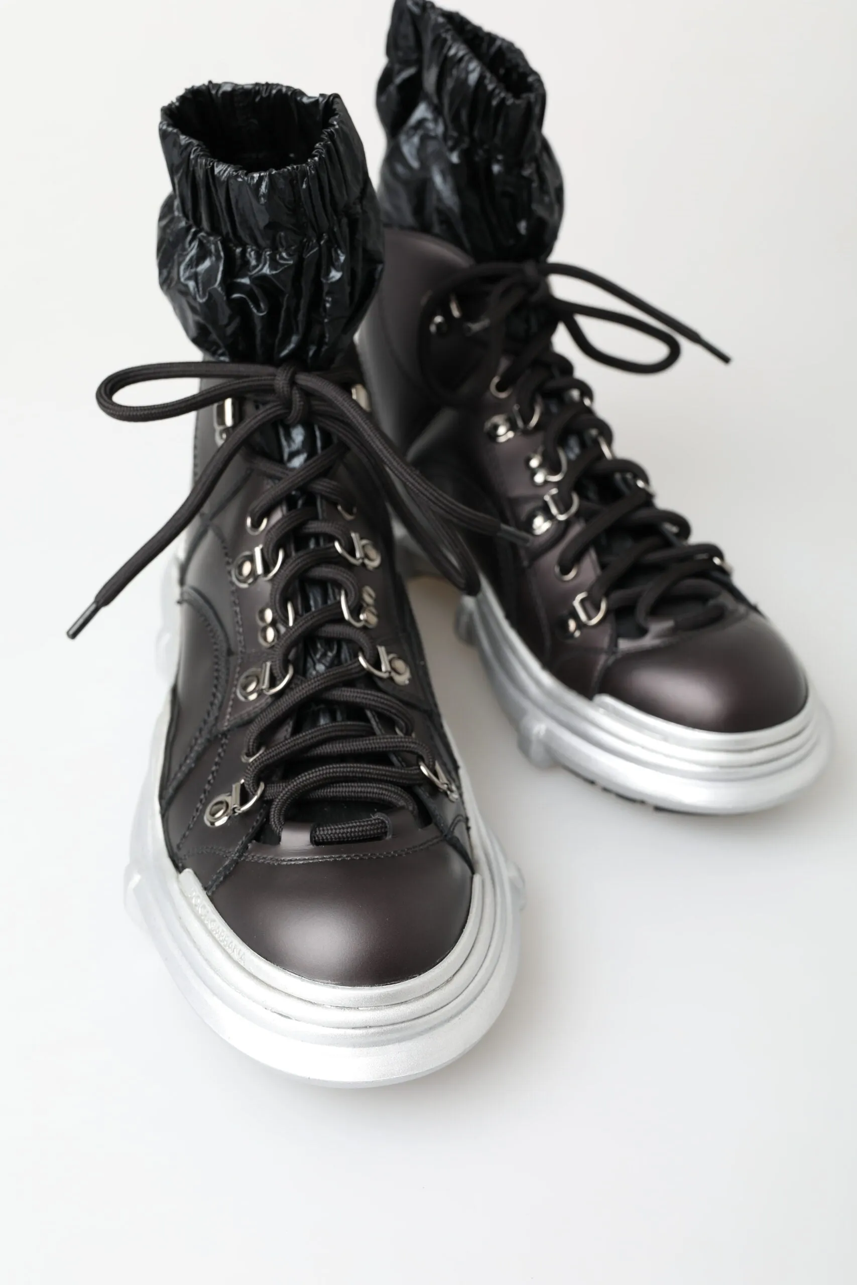 Dolce & Gabbana Black High Top Boots