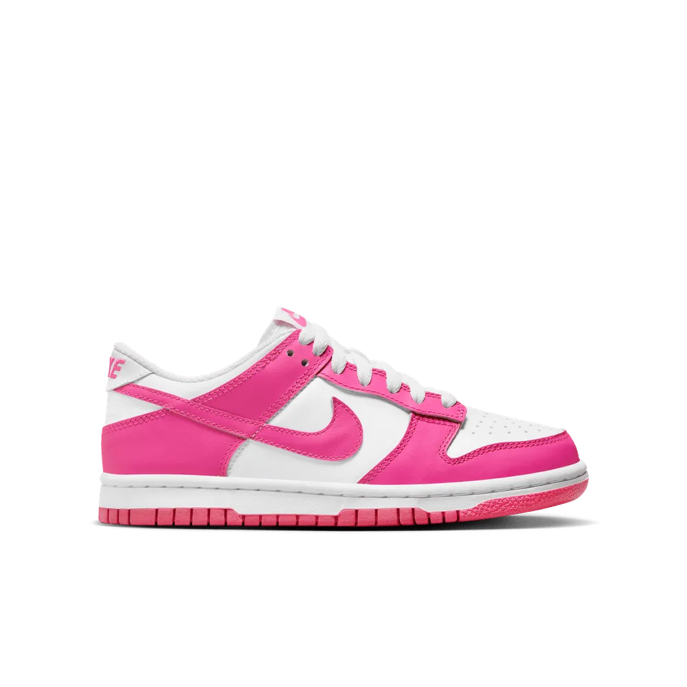 Dunk Low GS 'White Laser Fuchsia'