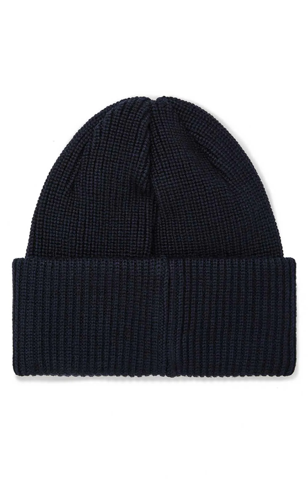 Earthquake Merino Beanie - Navy