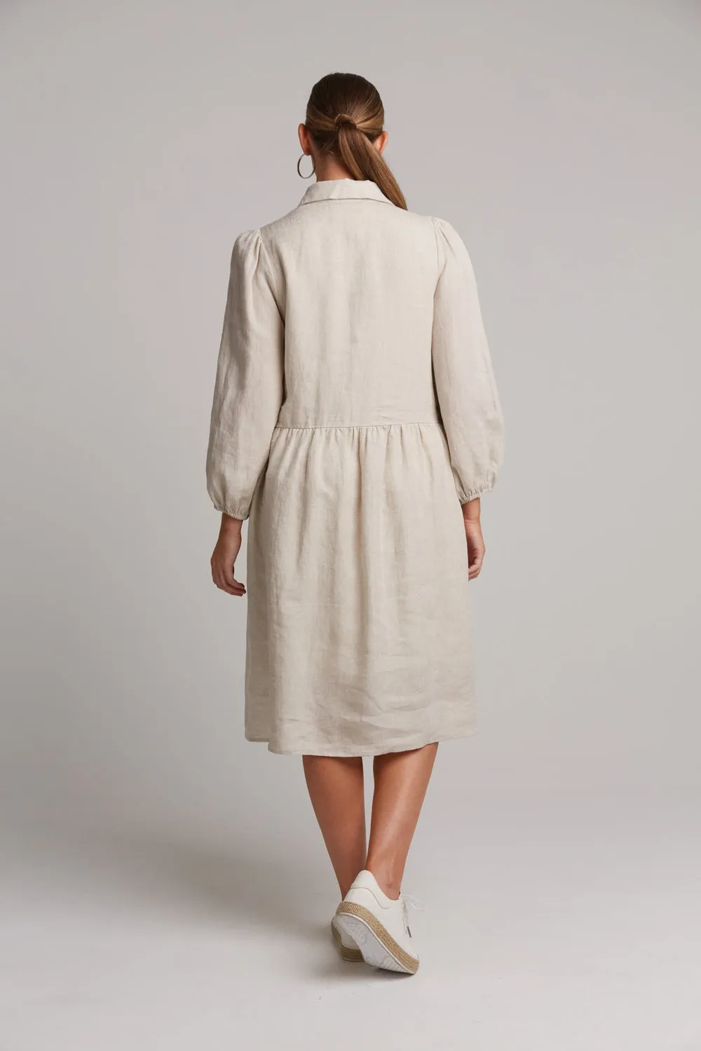 eb&ive - Studio Midi Shirt Dress - Tusk