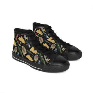 Egyptian Theme Women's Classic Sneakers