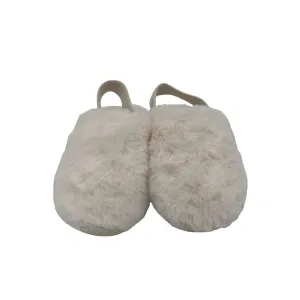 Elastic Strap Faux Fur House Slippers