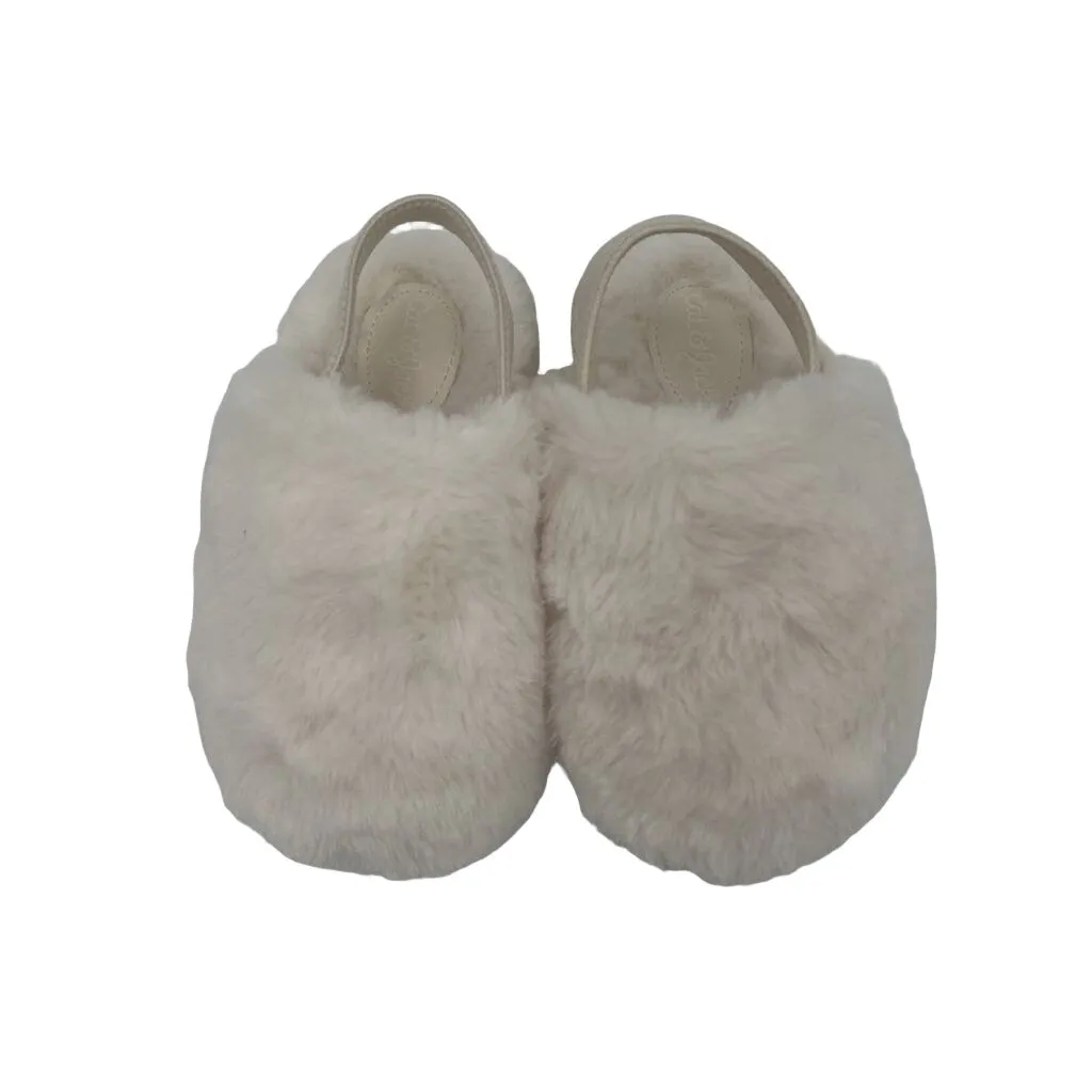 Elastic Strap Faux Fur House Slippers