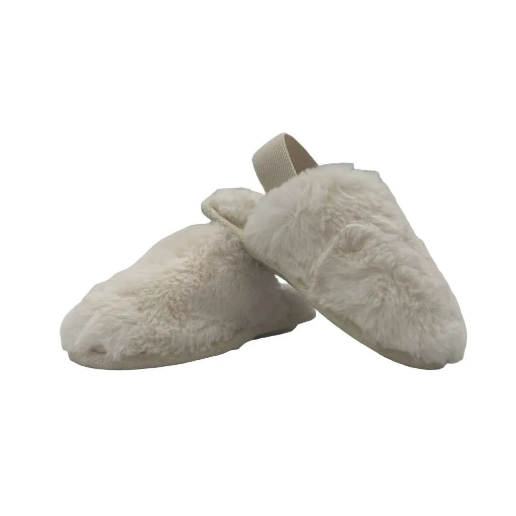 Elastic Strap Faux Fur House Slippers