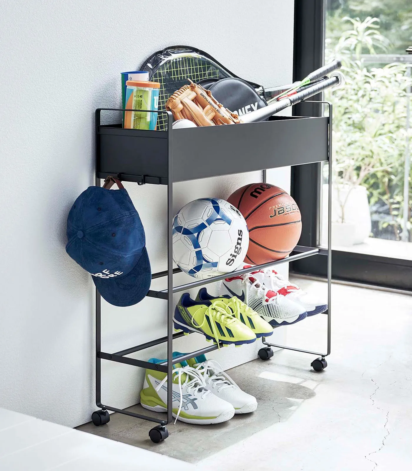 Entryway Storage Cart (29.33" H)  - Steel