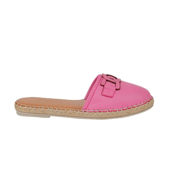 Espadrille Mules Fuschia